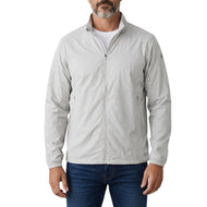 Cross Kiawah Lightweight Windbreaker Golf Jacket - Pale Grey