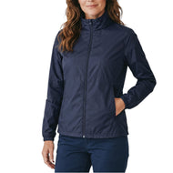 Cross Women's Kiawah Windbreaker Golf Jacket - Black/Navy