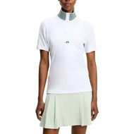 J.Lindeberg Women's Pip Golf Polo Shirt - White