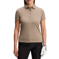 J.Lindeberg 女式 Tour Tech 高尔夫 Polo 衫 - 斑纹色