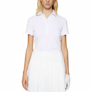 J.Lindeberg Women's Tour Tech LTD Golf Polo Shirt - White