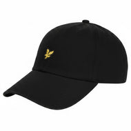 Lyle & Scott 徽标高尔夫球帽 - 深黑色