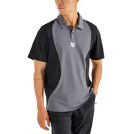 Malbon Performance Pique Golf Polo Shirt - Light Black/Black
