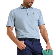 Peter Millar Owens Performance Jersey Golf Polo Shirt - Sport Navy