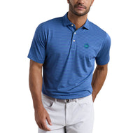 Peter Millar Winston Performance Mesh Embroidered Golf Polo Shirt - Sport Navy