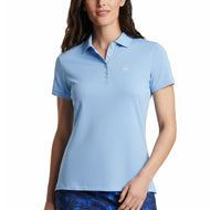 Peter Millar Women's Performance Stretch Jersey Golf Shirt - Cottage Blue