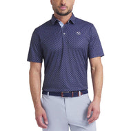 Puma Pure 2.0 Circle Cat Golf Shirt - Deep Navy/White Glow