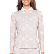 Golftini女子凉爽的女孩长袖高尔夫球球衫 - 沙吧