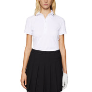 J.Lindeberg妇女旅游技术高尔夫球球衫 - 白色