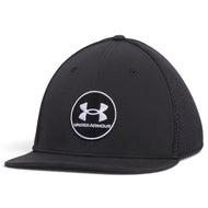 Under Armour高尔夫96帽 - 黑色/白色