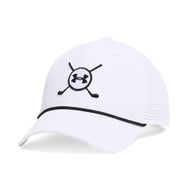 Under Armour Drive Mid Rope Golf Cap - White