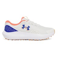 Under Armour Surge Spikeless Golf Shoes - White Clay/Royale