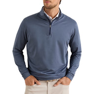 Peter Millar Perth Mélange Performance Quarter-Zip - Navy