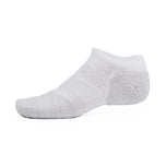 Under Armour Elevated Performance No Show 2pk Golf Socks - White/Castlerock