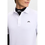 J.Lindeberg Bridge Golf Polo Shirt - White