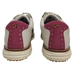 Cole Haan Women's ØriginalGrand Saddle Golf Shoes - Ivory/Deep Olive/White/Pink