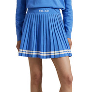 RLX Ralph Lauren Women's Knit Pleated Golf Skort - Summer Blue/White