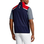 RLX Ralph Lauren包装的防水性背心 - 法国海军/红色