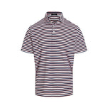 RLX Ralph Lauren Stripe Lightweight Airflow Golf Polo Shirt - Ceramic White Multi