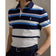 RLX Ralph Lauren Performance Pique Golf Polo Shirt - Refined Navy Multi