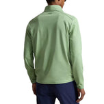 RLX Ralph Lauren Driver Luz Perf 球衣 1/4 拉链高尔夫中层 - 内陆绿色希瑟
