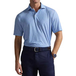 RLX Ralph Lauren 印花轻质气流高尔夫 Polo 衫 - 秋季蓝色玉兰钻石