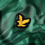 Lyle & Scott Leaf Print Golf Polo Shirt - Canopy Green
