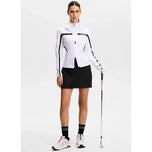 J.Lindeberg 女式 Amy 高尔夫半身裙 - 黑色