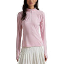 RLX Ralph Lauren Women&#39;s Performance Quarter-Zip Golf Pullover - Garden Pink
