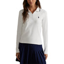 RLX Ralph Lauren Women's Stretch Active Cable Half Zip Pullover - Ceramic White/Refined Navy Multi