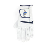 RLX Ralph Lauren Women's Polo Bear Leather Golf Glove Left - White