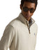 RLX Ralph Lauren Movement Mesh Golf 1/4 Zip Midlayer - New Sand Heather