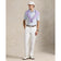 RLX Ralph Lauren Classic Fit Printed Airflow Golf Polo Shirt - Office Blue Square Key