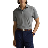 RLX Ralph Lauren Tailored Fit Lightweight Airflow Golf Polo Shirt - Peak Grey
