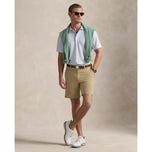 RLX Ralph Lauren Printed Lightweight Airflow Golf Polo Shirt - Office Blue Penny Loafer
