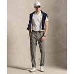 RLX Ralph Lauren 尖头定制合身高性能高尔夫 Polo 衫 - 陶瓷白