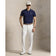 RLX Ralph Lauren 尖头定制合身高性能高尔夫 Polo 衫 - 精致海军蓝