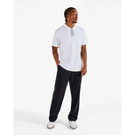 Malbon Block Placket Golf Polo Shirt - White
