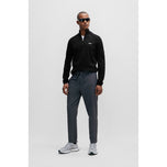 Boss Perform -X 1/4邮政套头衫 - 黑色