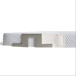 J.Lindeberg Braided Bridge 35 Golf Belt - White