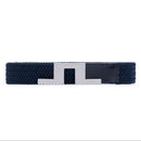 J.Lindeberg Braided Bridge 35 Golf Belt - JL Navy