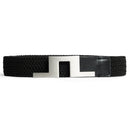 J.Lindeberg Braided Bridge 35 Golf Belt - Black