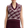 J.Lindeberg Women's Phoebe Jacquard Knit Golf Vest - Cardi Jacquard Winetasting