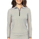 Golftini Women's Cool Girl Long Sleeve Golf Polo Shirt - Vespa