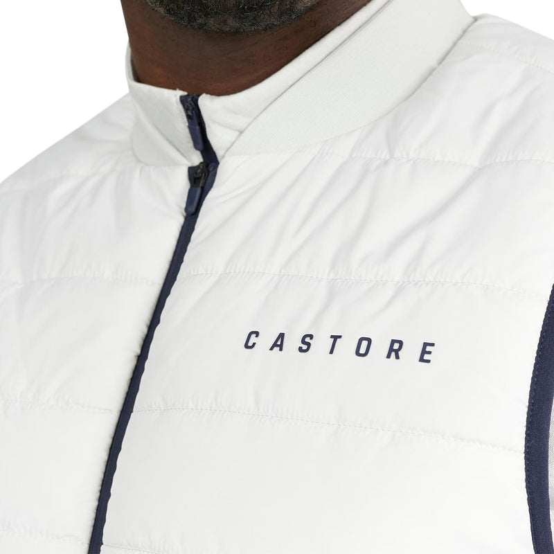 Castore 绗缝高尔夫背心 - 石灰色