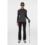 J.Lindeberg妇女Cassie高尔夫球球衫 - 沥青