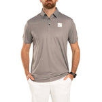 Cross Brassie 高尔夫 Polo 衫 - 未染灰色