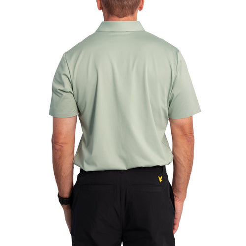 Cross Laser Golf Polo Shirt - Milky Jade