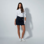 Daily Sports 女式 Lyric V2 17.5 英寸高尔夫裙裤 - 黑色