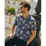 Travis Mathew Featherweight Open Bay Golf Polo Shirt - Black